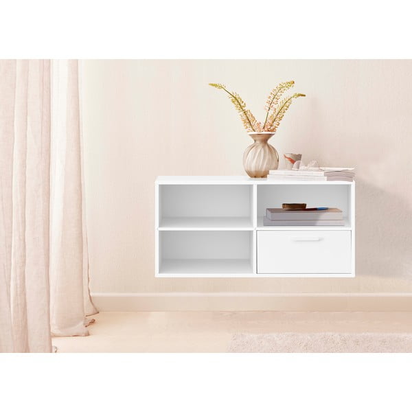 Cassettiera bassa bianca 90x43 cm Keep by Hammel - Hammel Furniture-image-1