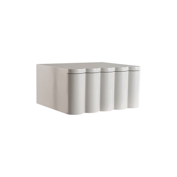 Comodino beige lucido da parete Vallmo – Jotex