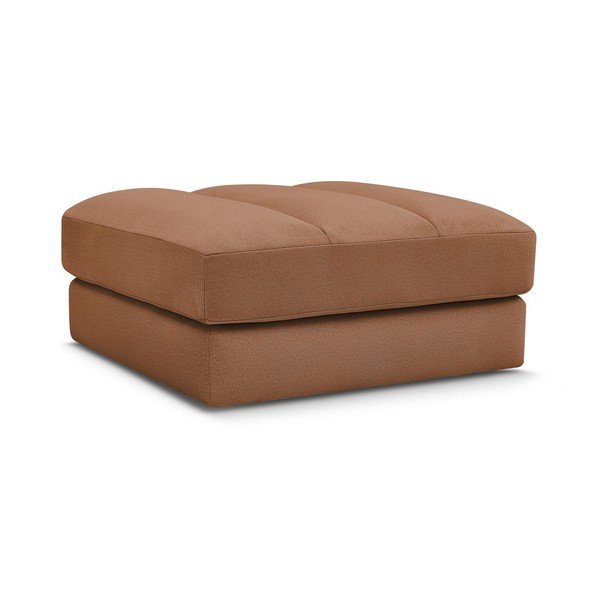 Poggiapiedi arancione con rivestimento in velluto Sierra – Bobochic Paris-image-3