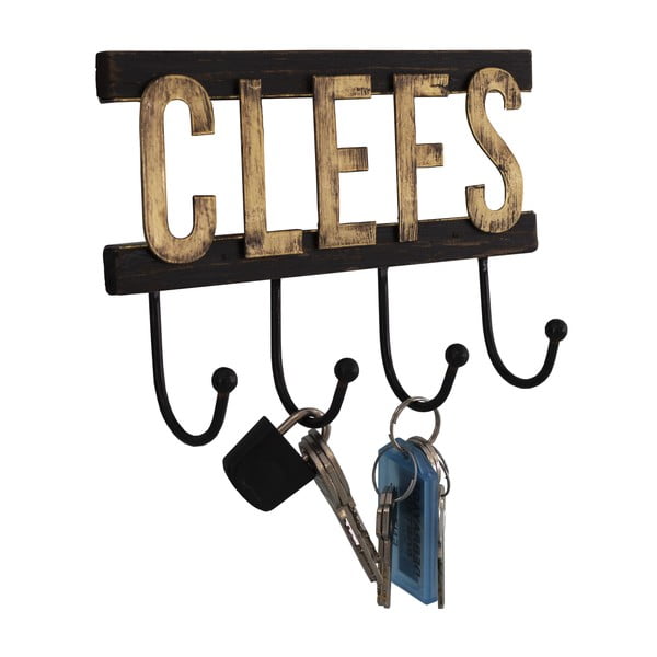 Portachiavi in legno da parete - Antic Line-image-1