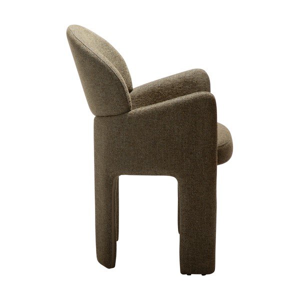 Sedia da pranzo color kaki con braccioli Aole – DAN-FORM Denmark-image-2