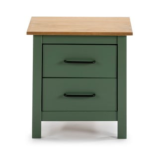 Comodino in legno verde Miranda - Marckeric