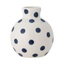Vaso bianco in ceramica dipinto a mano (altezza 11 cm) Fian - Bloomingville