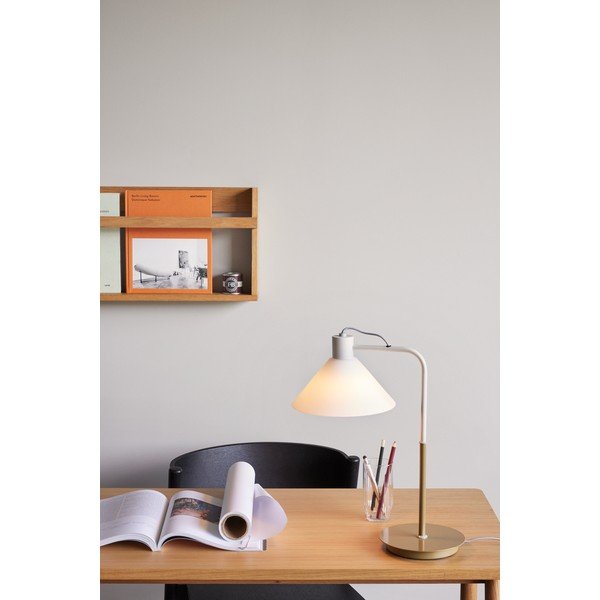 Mensola di colore naturale in rovere massiccio con ripiani multipli/con ripiano per foto 110 cm Display – Hübsch-image-3