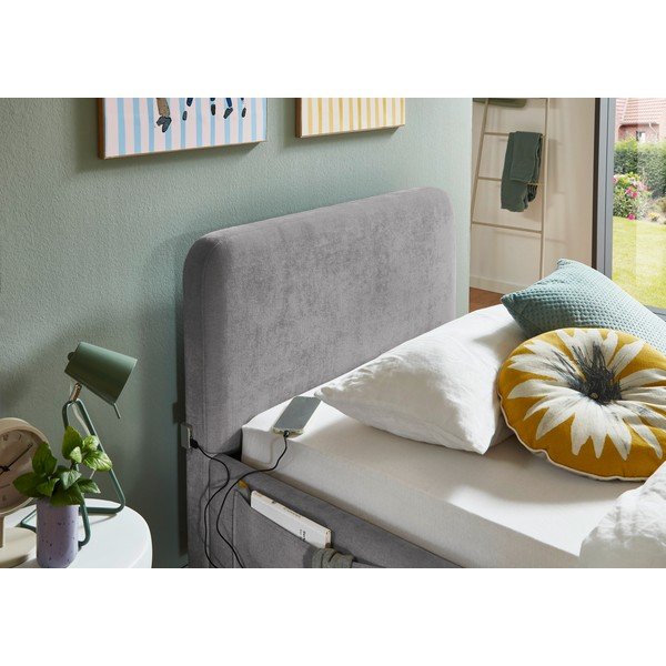 Letto da bambini grigio rete non inclusa 90x200 cm Cosy – Meise Möbel-image-2