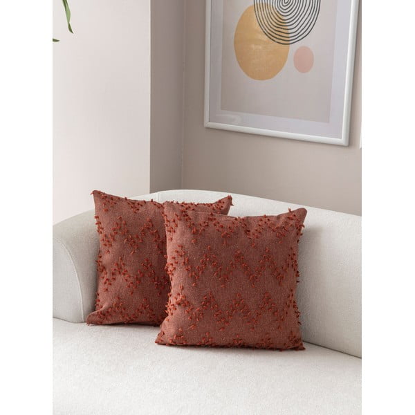 Federe decorative in set 2 pz 43x43 cm Tuffet – Mioli Decor-image-1