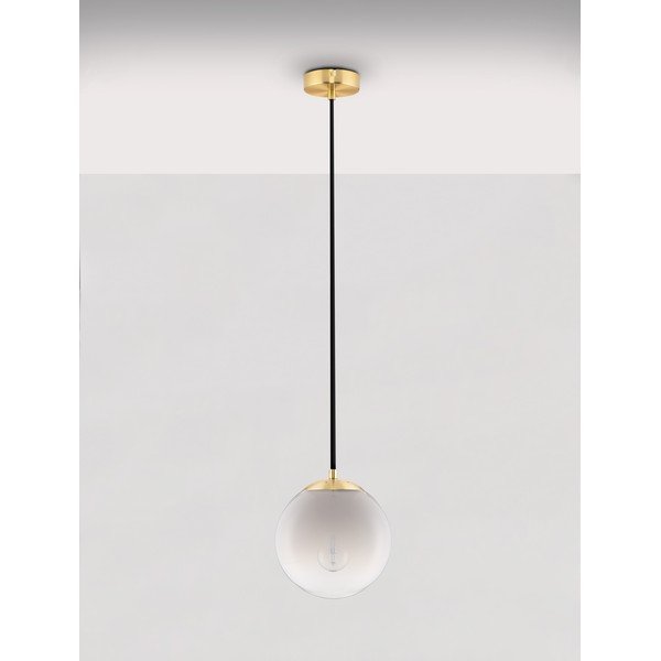Lampadario bianco/dorato in vetro ø 20 cm Vita – Nova Luce-image-4