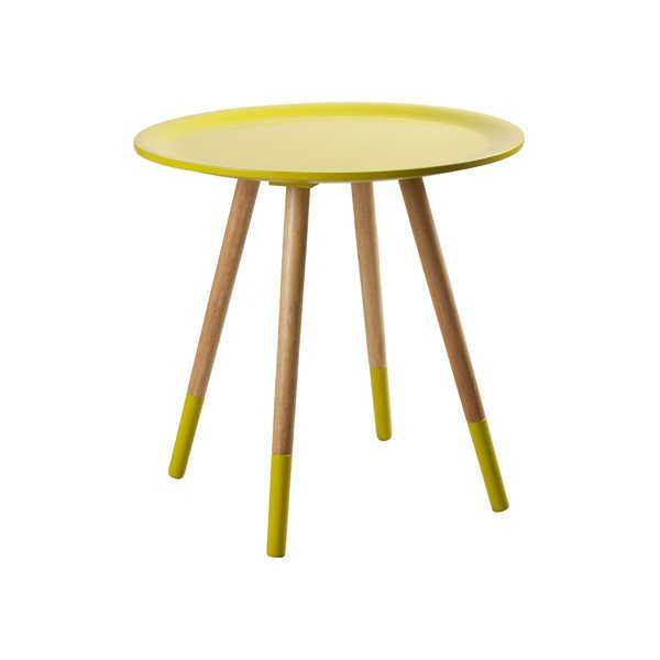Stolek Two Tone, limetkový