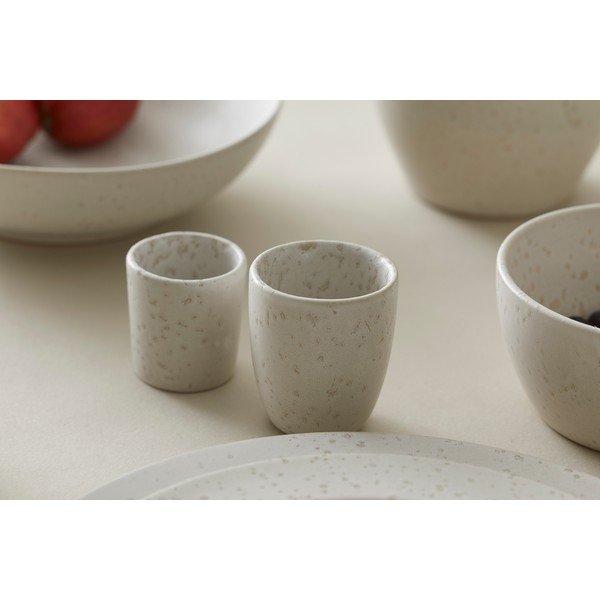 Tazza per espresso in gres Basics Matte Cream, 100 ml - Bitz-image-1