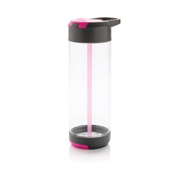 Růžová lahev se stojánkem na telefon XD Design, 700 ml