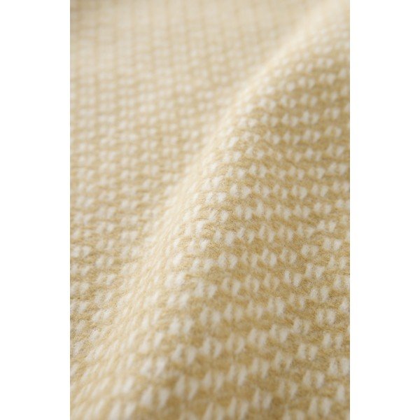 Coperta beige in misto cotone 140x180 cm Wabi – Euromant-image-2