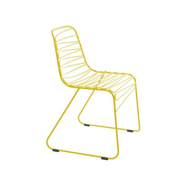 Sedia da pranzo giallo flux - Magis