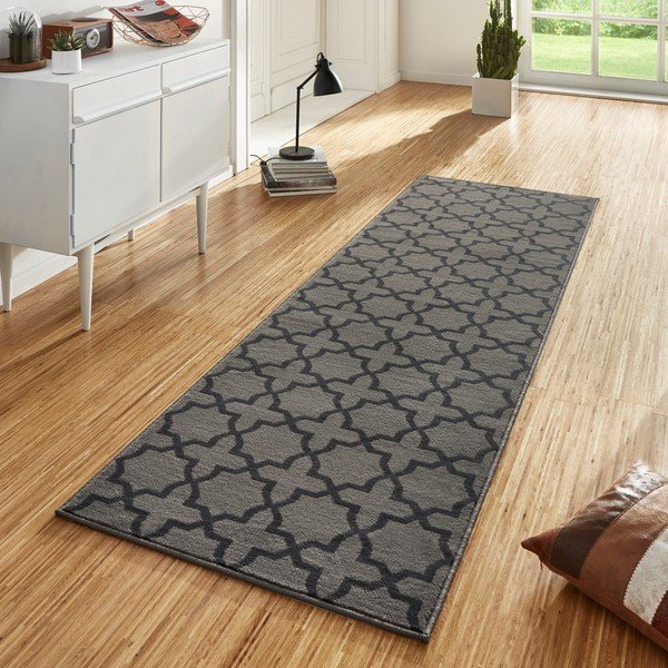 Tappeto grigio 350x80 cm Glam - Hanse Home-image-1