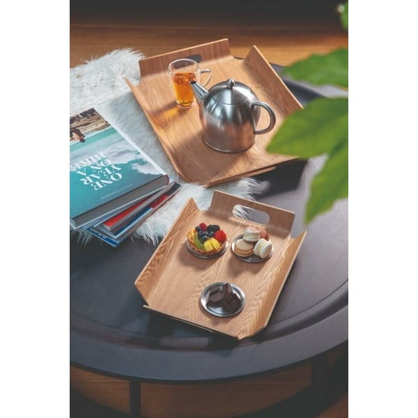 Vassoio vassoio di servizio in bambù 29x40 cm Madera – Bredemeijer-image-2