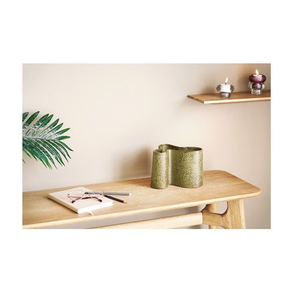 Tavolo consolle colore naturale chiaro con effetto rovere 35x100 cm Rennes – House Nordic-image-3