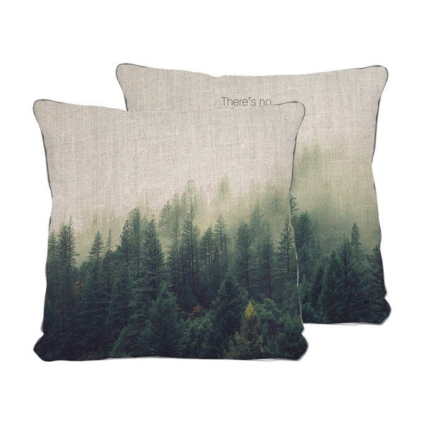 Cuscino verde e beige Tierra Bella No App, 45 x 45 cm - Surdic-image-2