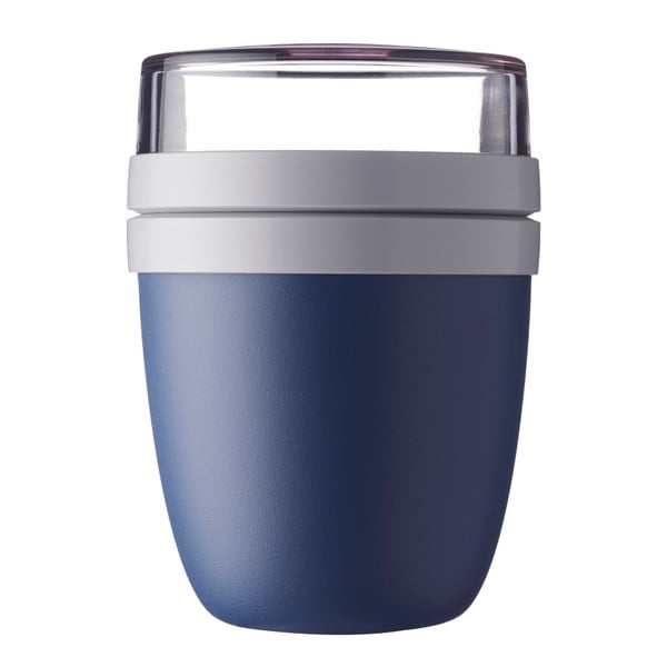 Scatola per snack allo yogurt blu scuro Ellipse Nordic - Mepal