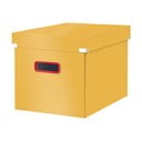 Scatola di cartone giallo con coperchio 32x36x31 cm Click&Store - Leitz