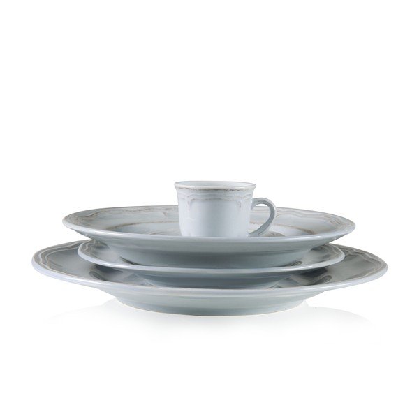 Jídelní keramický set Melange Blue