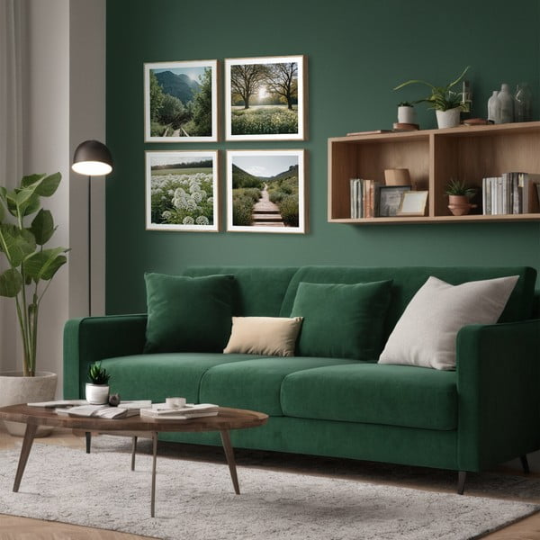 Quadri in set di 4   30x30 cm Sunrise Hike  -image-1