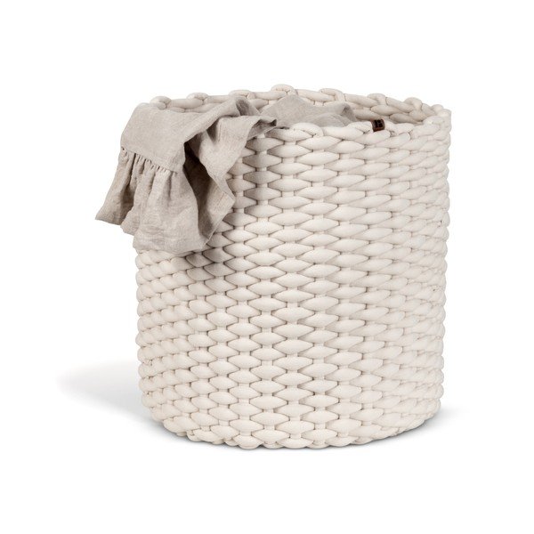 Cesto in tessuto ø 40x40 cm Peach Skin Round XL – Bigso-image-4