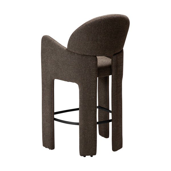 Sgabello da bar marrone (altezza della seduta 68,5 cm) Aole – DAN-FORM Denmark-image-3