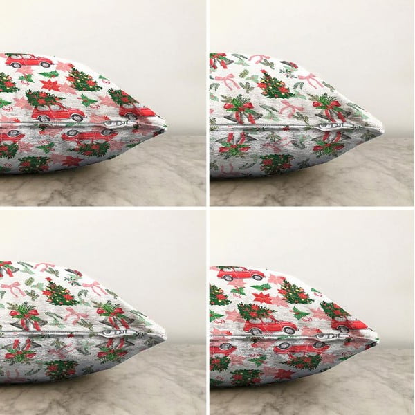Set di 4 federe con motivo natalizio 43x43 cm - Mila Home-image-2