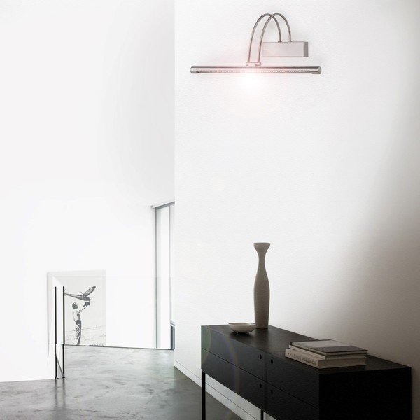 Lampada da parete Bow Chromo, 46 cm - Evergreen Lights-image-1