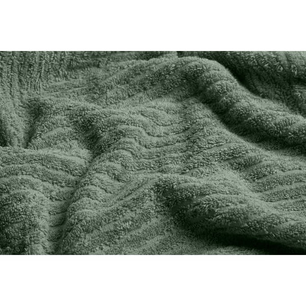 Asciugamani e teli da bagno in cotone verde in set di 2 pezzi - Foutastic-image-1