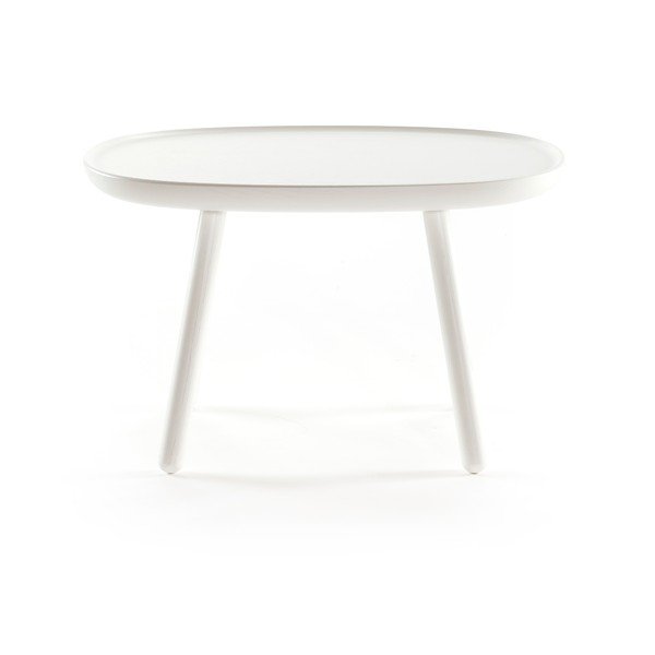 Tavolino in legno massiccio bianco , 61 x 41 cm Naïve - EMKO-image-1
