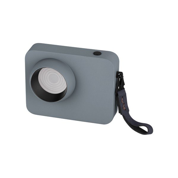 Lampada da tavolo LED blu polveroso in metallo con intensità regolabile (altezza totale 11 cm) Kedros – Nova Luce