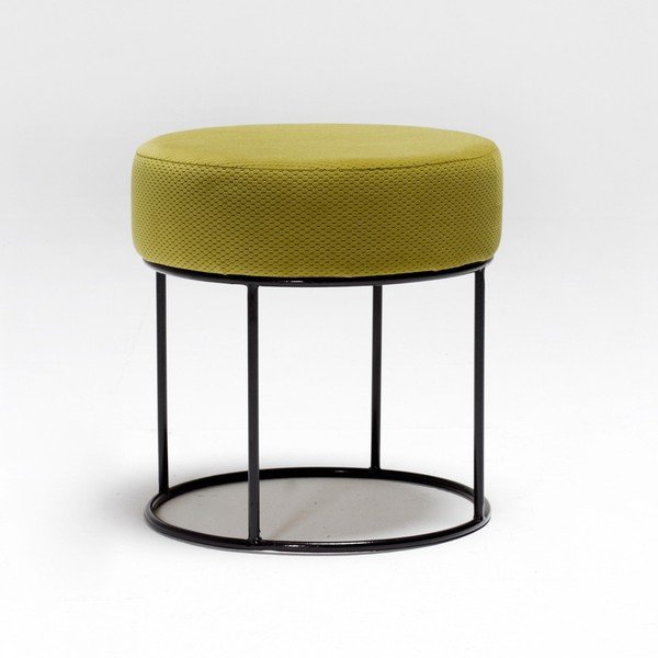 Pouf giallo senape Nela Moon - Balcab Home