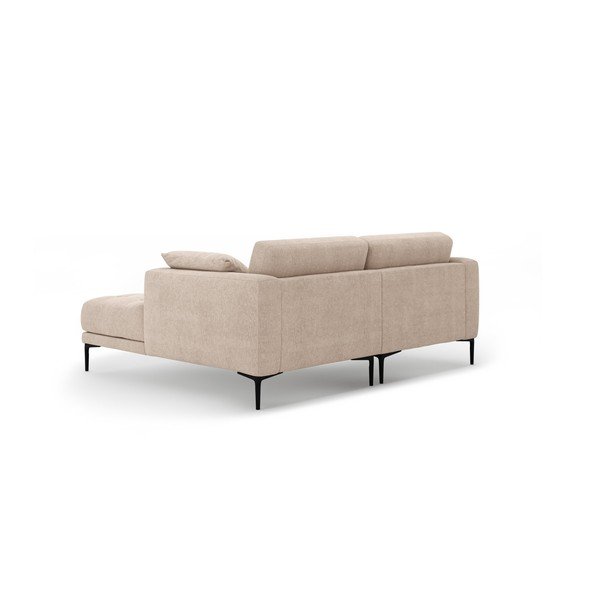 Divano angolare marrone chiaro (con penisola a destra/con chaise lounge) Bemy – Micadoni -image-2