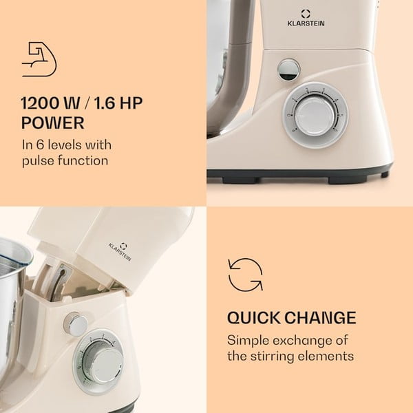 Robot da cucina beige Bella Pico 2G Bella Pico 2G - Klarstein-image-4