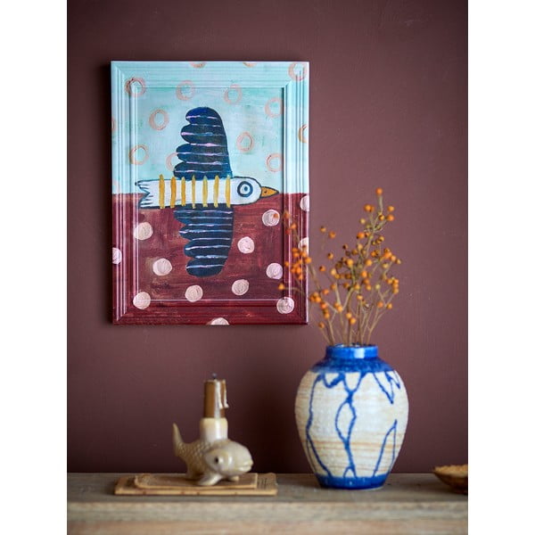 Dipinto 22,5x30 cm Brett birdy – Bloomingville-image-1