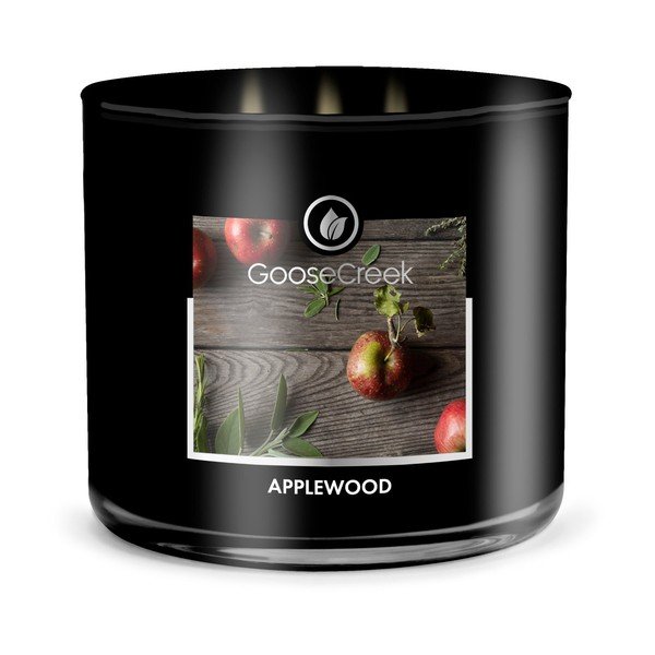 Candela profumata da uomo in confezione Applewood, 35 ore di combustione Men's Collection - Goose Creek