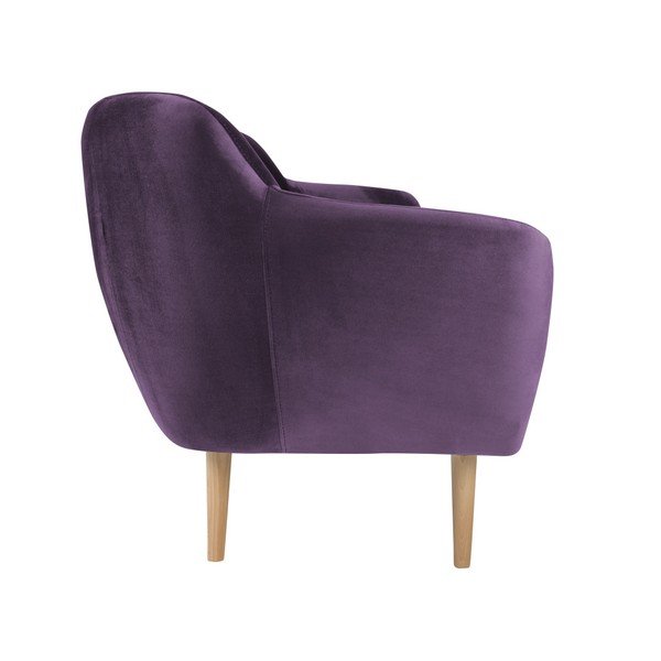 Divano a tre posti viola Benito - Mazzini Sofas-image-3