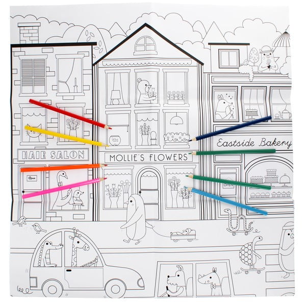 Libro da colorare On Our Street – Rex London-image-2