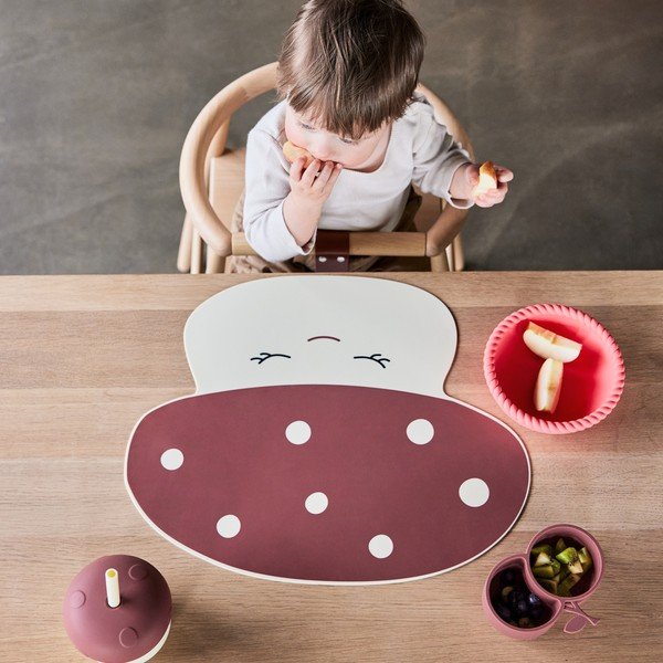 Tovaglietta per bambini in silicone 43x35,5 cm Mushroom – OYOY Mini-image-1
