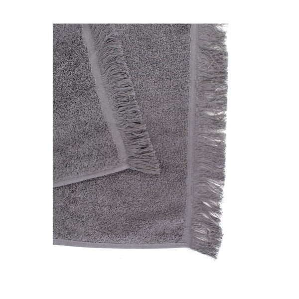 Set di 2 asciugamani da bagno grigio antracite in 100% cotone, 70 x 140 cm - Bonami Selection-image-2