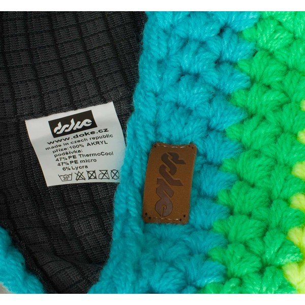 Cerchietto all'uncinetto a mano Stripes Blue - DOKE-image-1