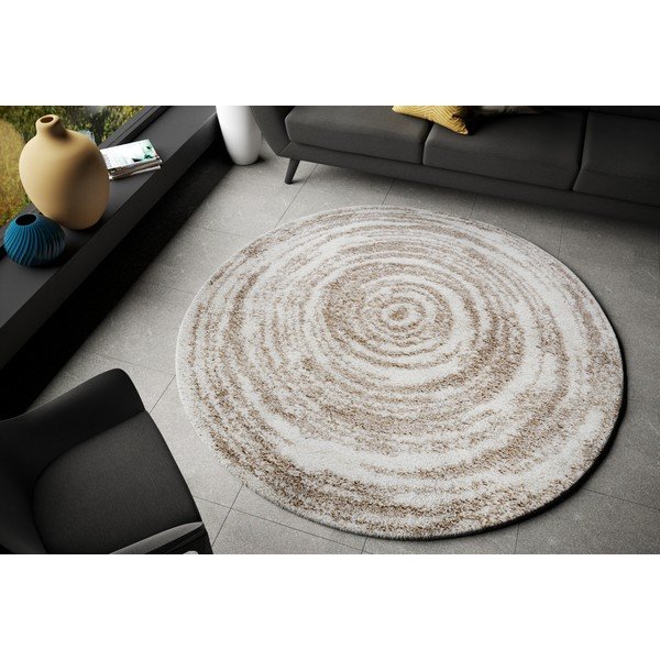 Tappeto beige , ø 160 cm Essential Rian - Mint Rugs-image-1