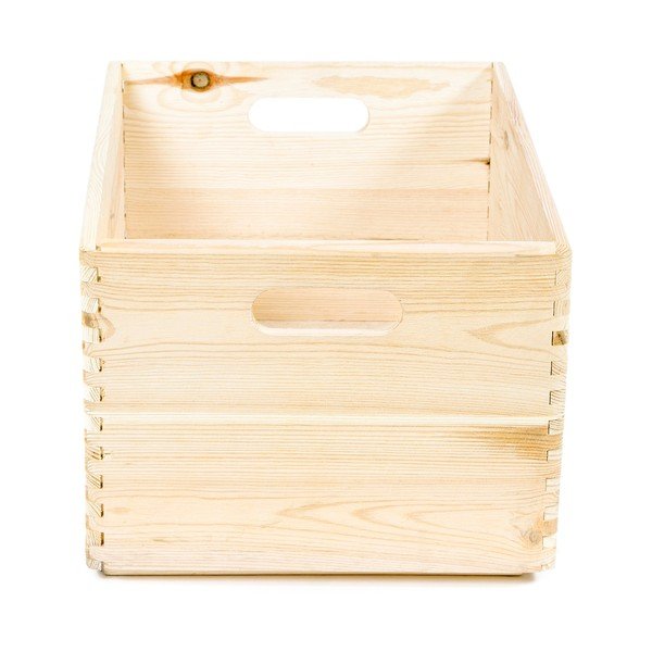 Scatola in legno di pino Custom, 40 x 30 x 23 cm - Compactor-image-3