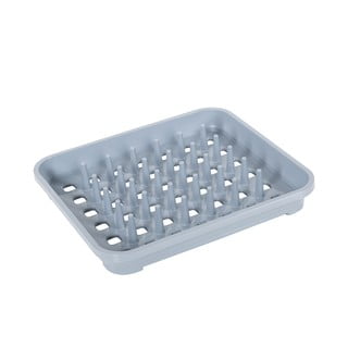 Scolapiatti in plastica grigio 38x33,5 cm Eco Range – Addis