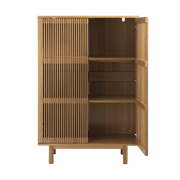 Mobile effetto rovere colore naturale 95x140 cm Tiber - Unique Furniture-image-3