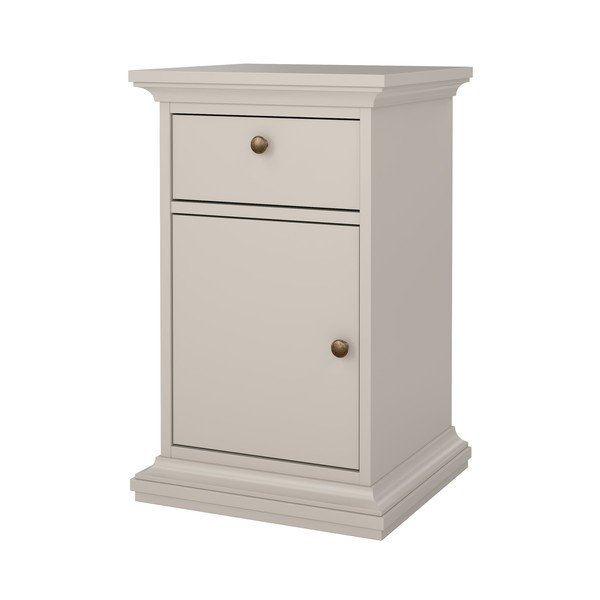 Comodino color crema Paris – Tvilum-image-3