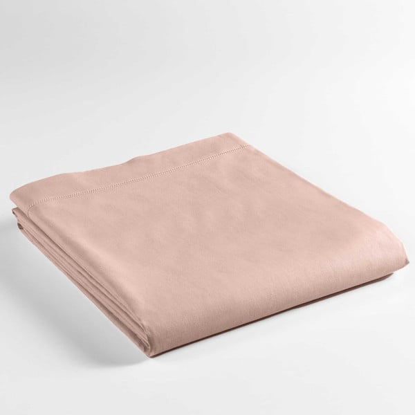 Lenzuolo di cotone rosa 180x290 cm Lina - douceur d'intérieur