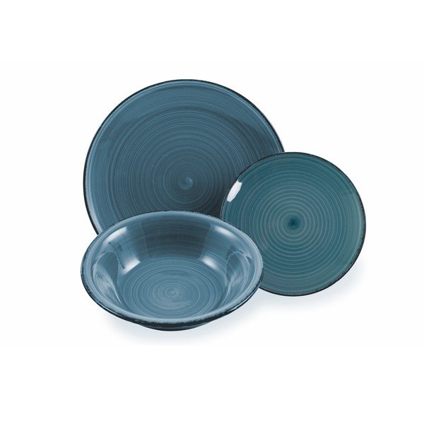 Set di piatti in gres blu da 18 pezzi Ocean Sh of Ocean - VDE Tivoli 1996-image-4