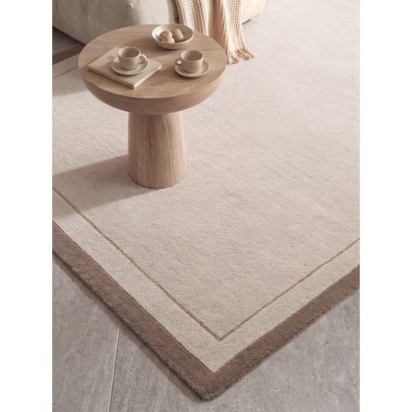 Tappeto marrone/color crema in misto lana 160x230 cm Niko – Villeroy&Boch-image-3