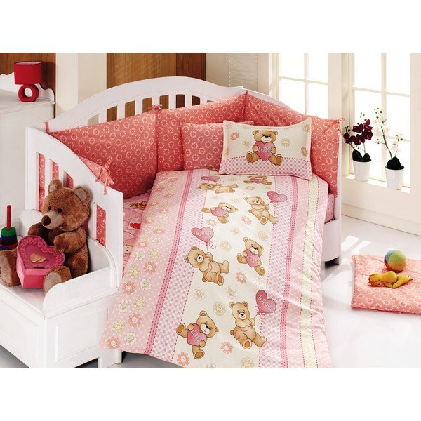 Set dětského povlečení a prostěradla Baby Bear, 100x150 cm